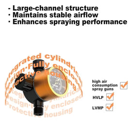 Air Pressure Gauge for Spray Gun | High-Quality Pressure Gauge