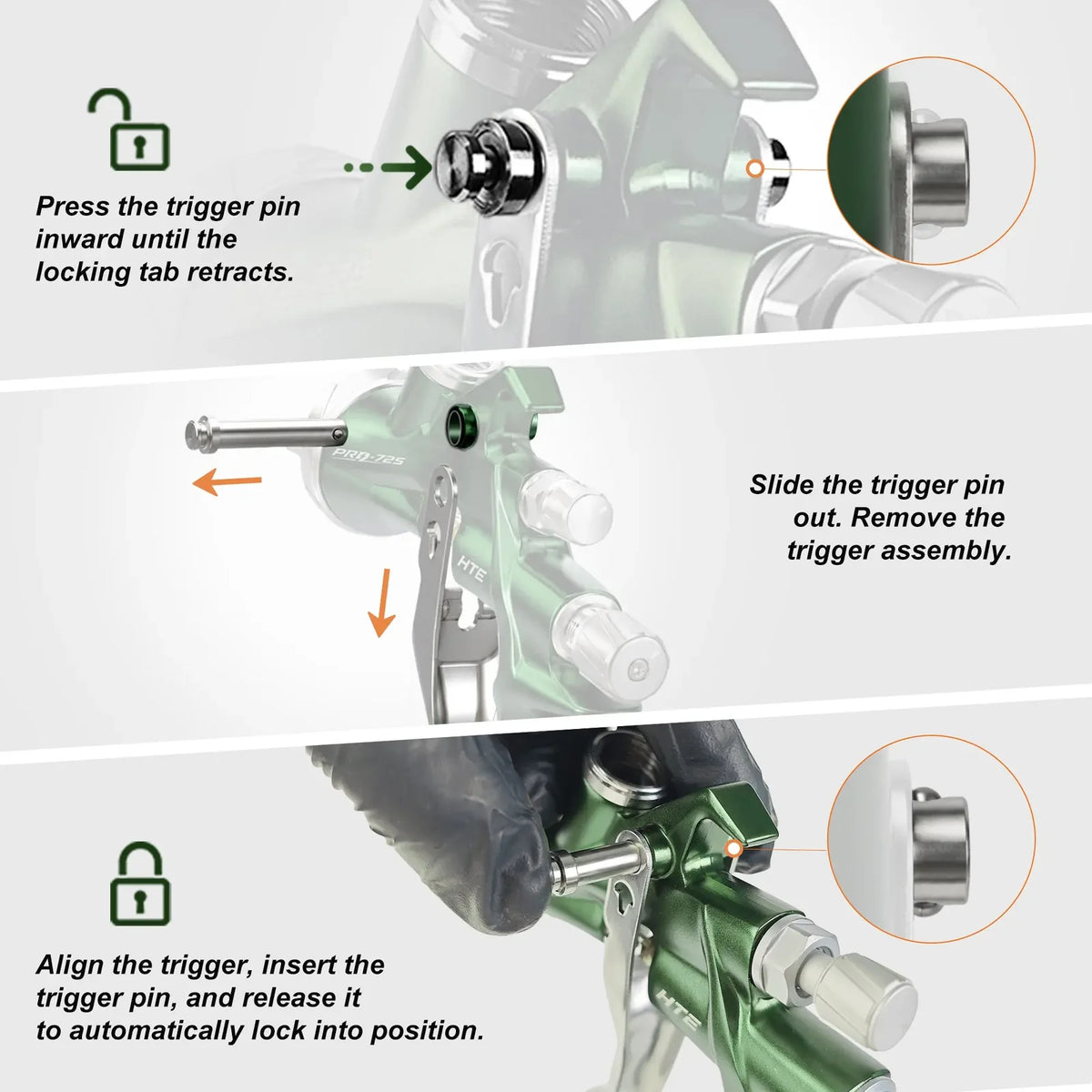 PRD-725 MP Car Spray Gun