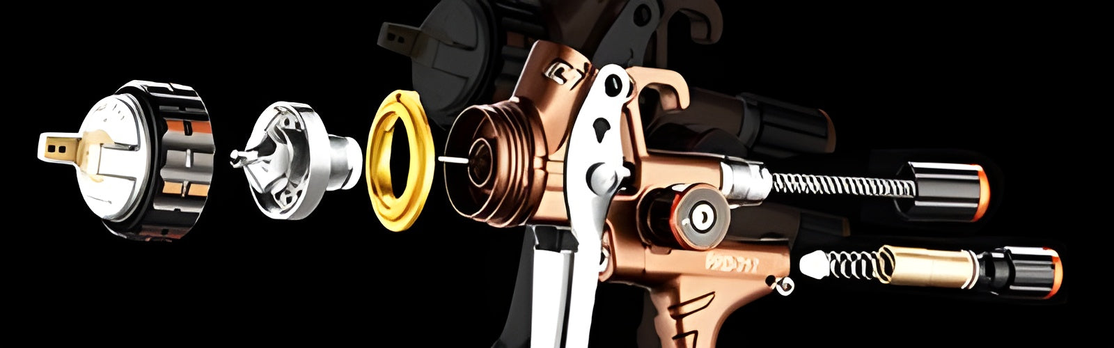 Porphis PRD_717 VS 1.3mm Spray Gun/ premium pastic box kit